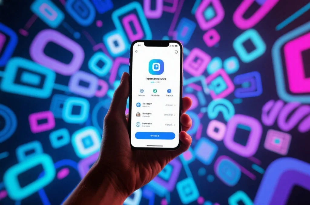用户正在使用哈希彩票APP界面